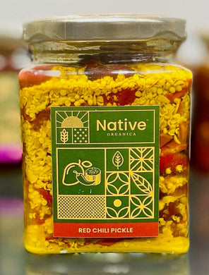 Red Chilli Pickle - Native-Organica