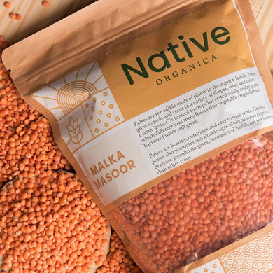 Malka Masoor - Certified Organic - Native-Organica