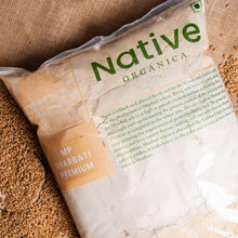 Load image into Gallery viewer, Natural Stone Cold Pressed Wheat Premium MP Sharbati Atta - Native-Organica
