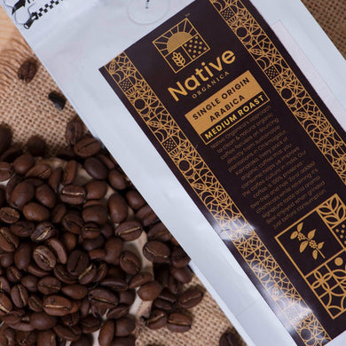 Roasted Coffee Beans - Medium Roast - Native-Organica