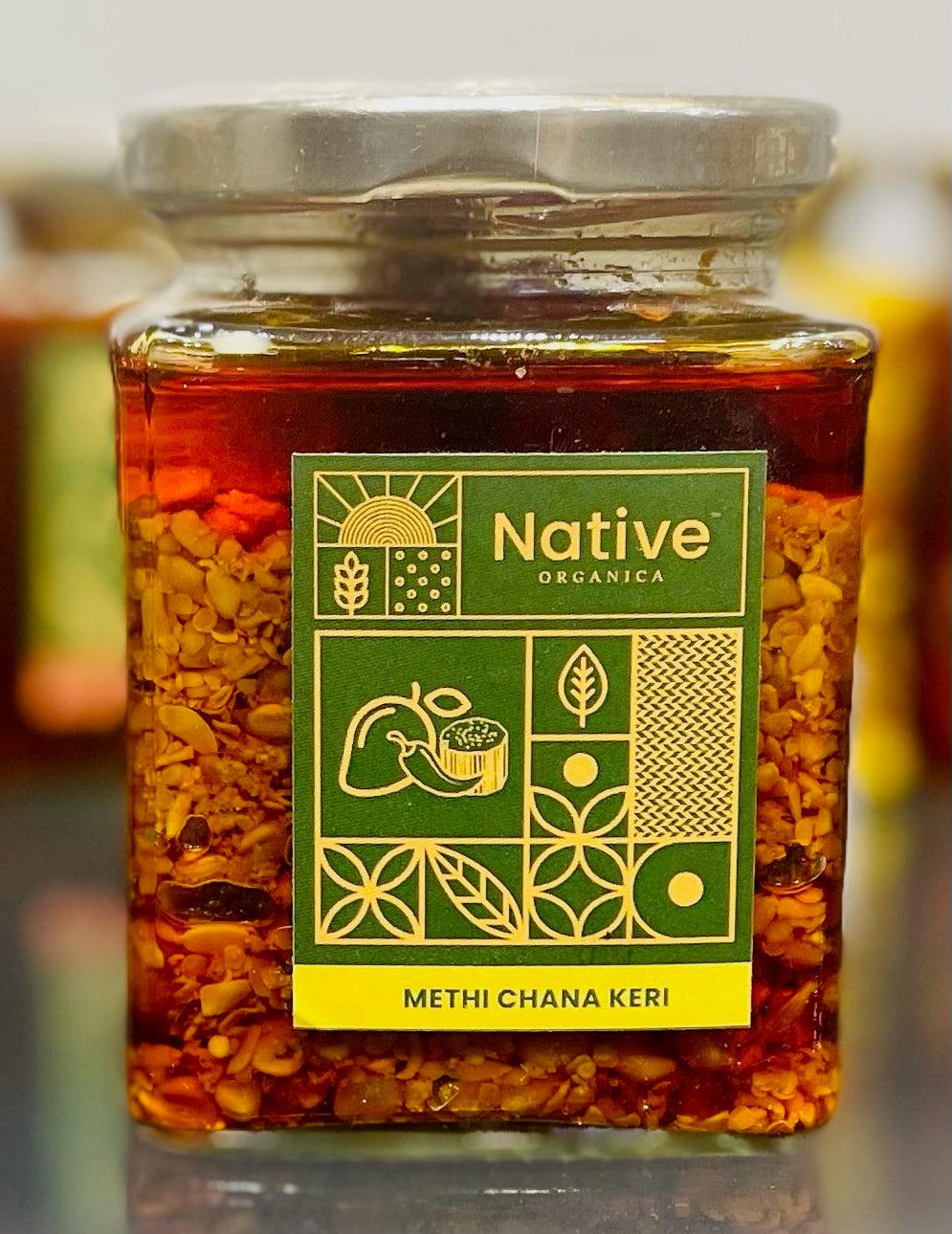 Methi Chana Mango Pickle - Native-Organica
